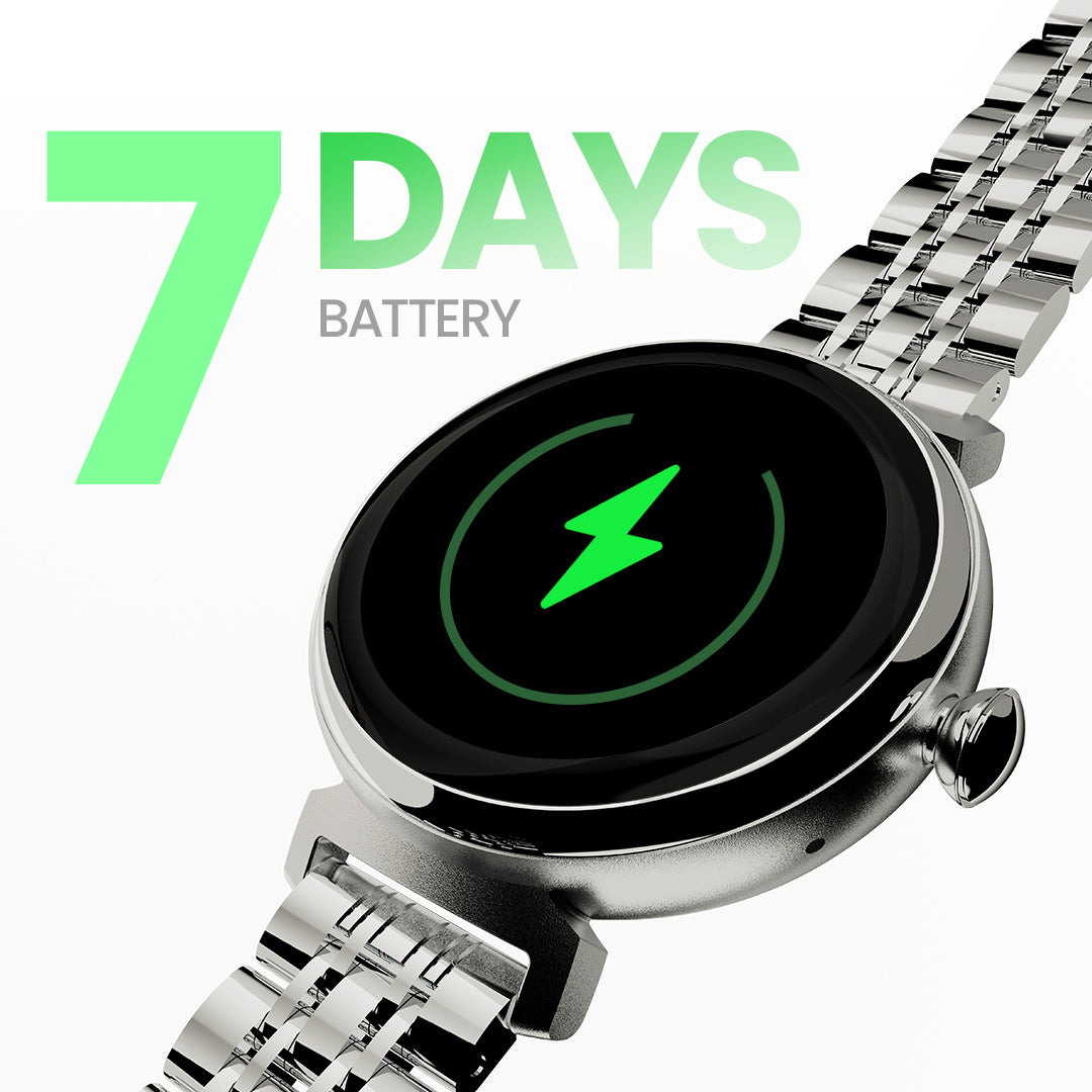 Reloj Inteligente Aura con Pantalla AMOLED, 7 Días de Batería, Resistente al Agua y Llamadas Inalámbricas