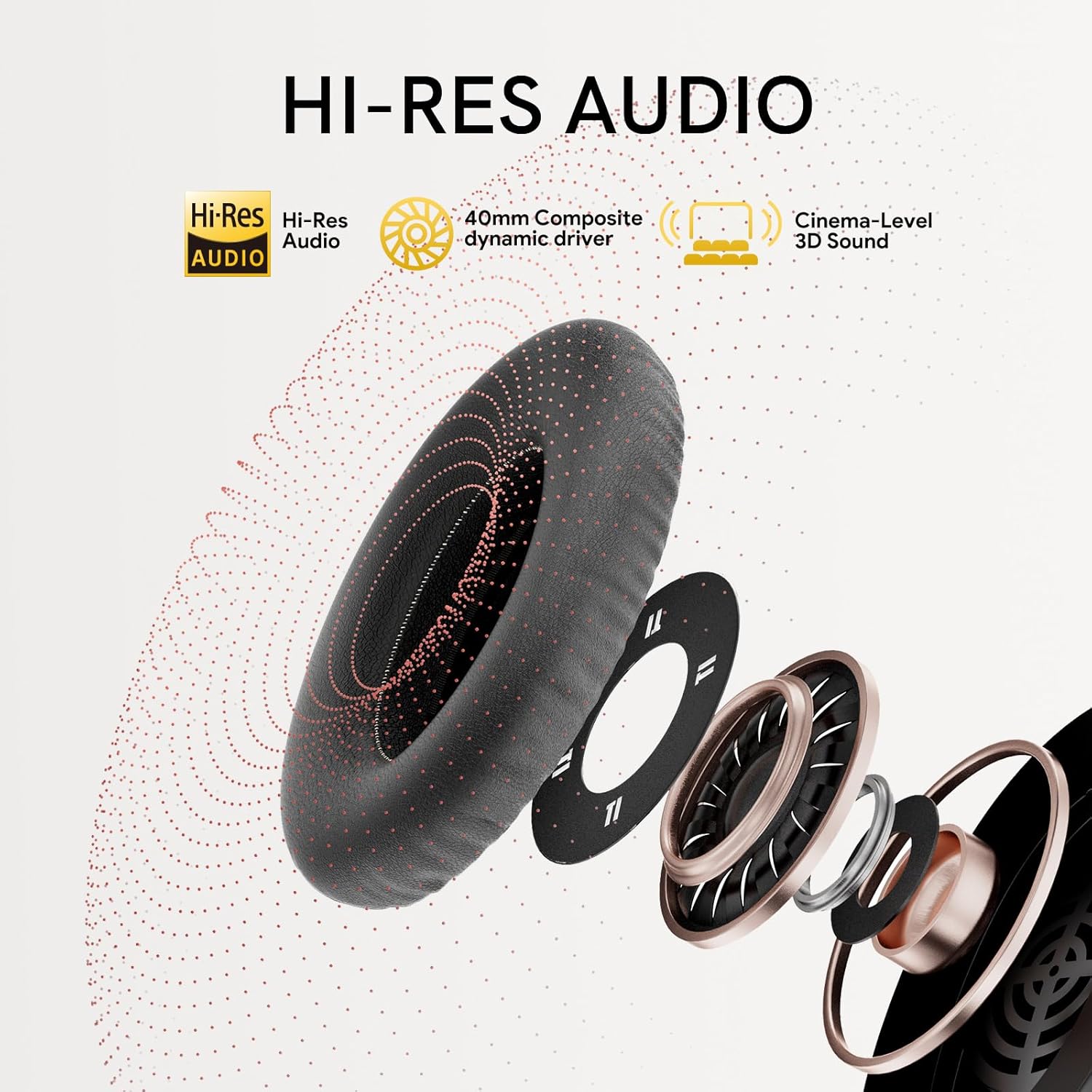 Auriculares QCY H3 ANC Over-Ear Bluetooth con Cancelación de Ruido