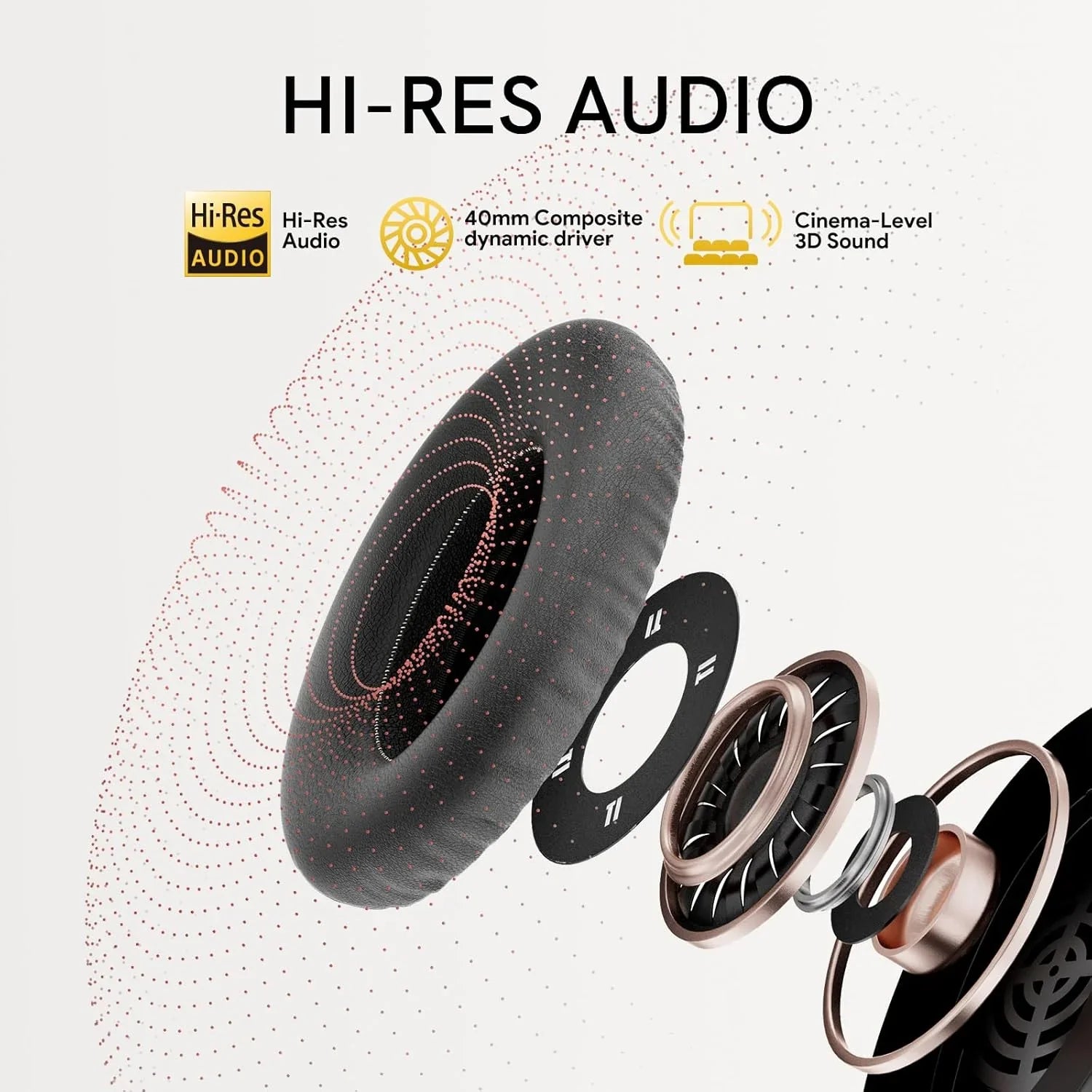 Auriculares QCY H3 ANC Over-Ear Bluetooth con Cancelación de Ruido