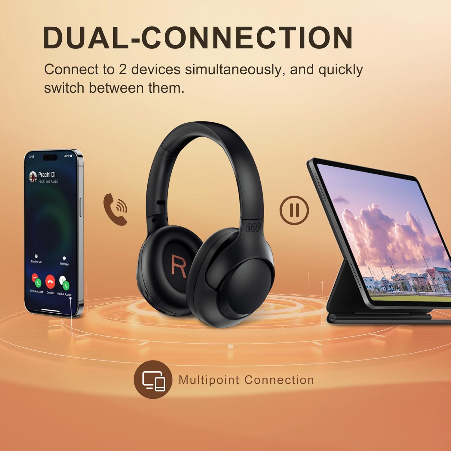 Auriculares QCY H3 ANC Over-Ear Bluetooth con Cancelación de Ruido