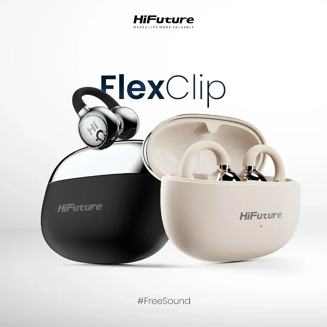HiFuture FlexClip: Auriculares inalámbricos con cancelación de ruido AI y diseño abierto