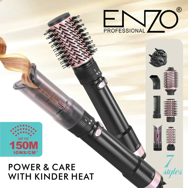 Air Styler 7 en 1 – Enzo EN‑760 Secador y Moldeador