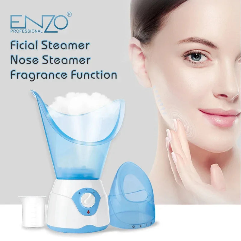 ENZO EN-8102 Vaporizador Facial de Vapor Caliente Profesional Portátil para Cuidado de la Piel