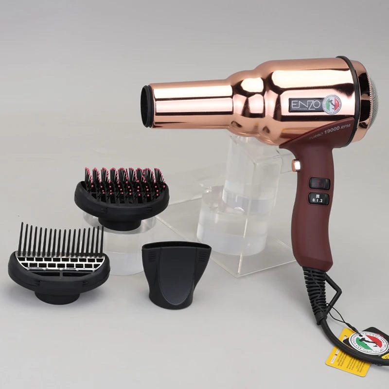 Secador de Pelo Profesional ENZO Alta Potencia Secado Rápido