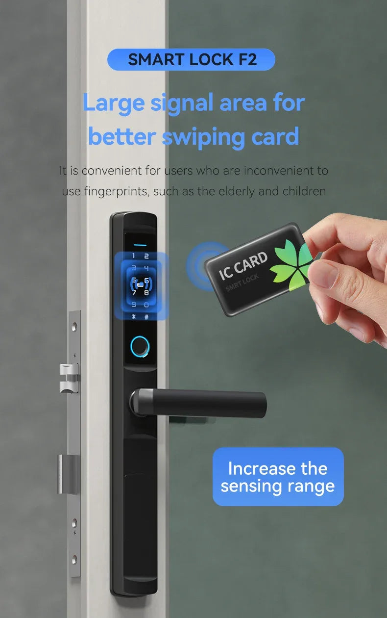 Cerradura Inteligente WiFi a prueba de agua con huella PST-F2-TY