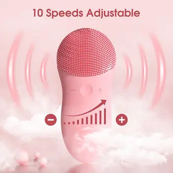 Cepillo de Limpieza Facial de Silicone Recargable Impermeable