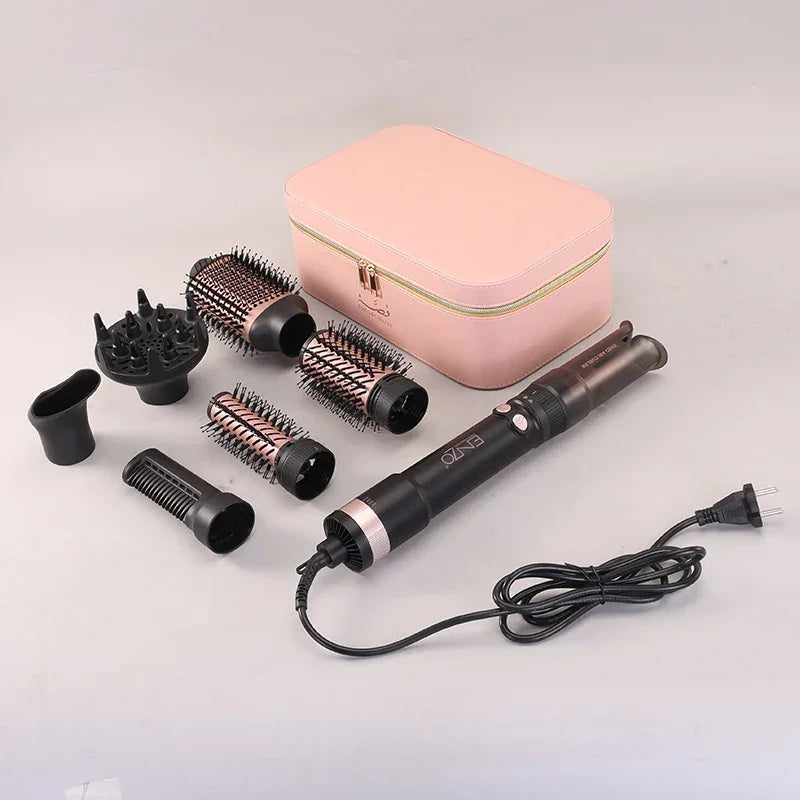 ENZO EN-760 Secador 7 en 1 con Cepillo y Rizador