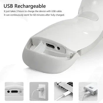 Cepillo de limpieza facial con oscilación y rotación, limpiador eléctrico de giro profundo