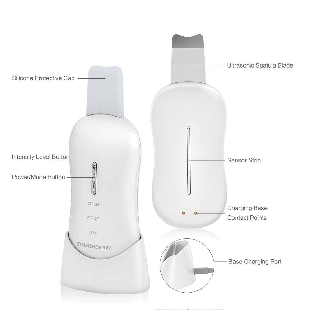 Dispositivo de Exfoliación Ultrasónica TouchBeauty TB-1887 con Vibración de 35kHz
