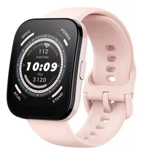 Amazfit Bip 5 Smartwatch 1.91 Pastel Pink Vista Frontal - Krishna Iquique ZOFRI