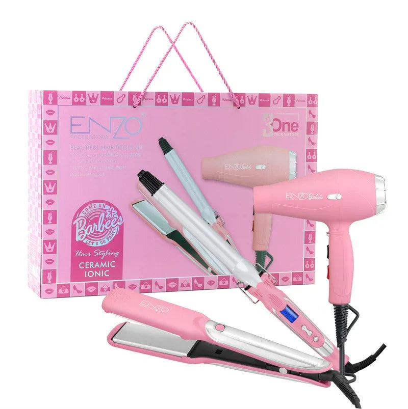 Kit de estilismo para cabello Barbee 3 en 1