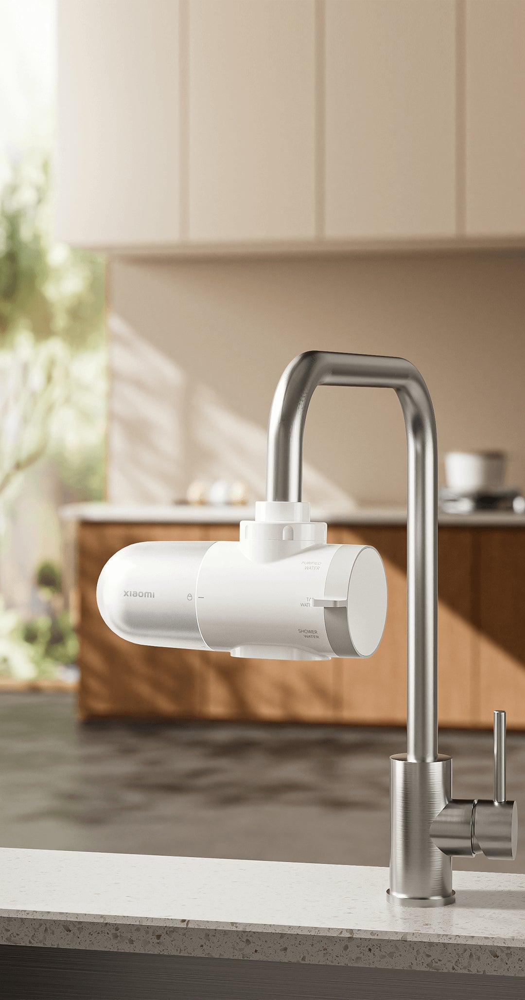 Purificador de Agua Xiaomi Grifo: Filtración 5 Etapas, Elimina Cloro, Fácil Instalar