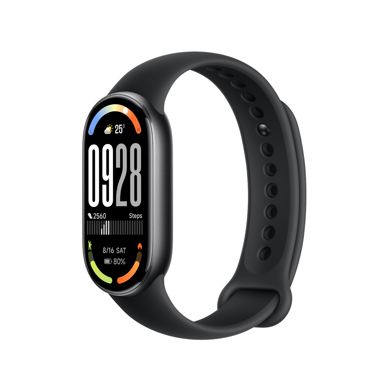 Xiaomi Smart Band 10 Fitness Tracker, AMOLED Display, Health Monitoring – Midnight Black