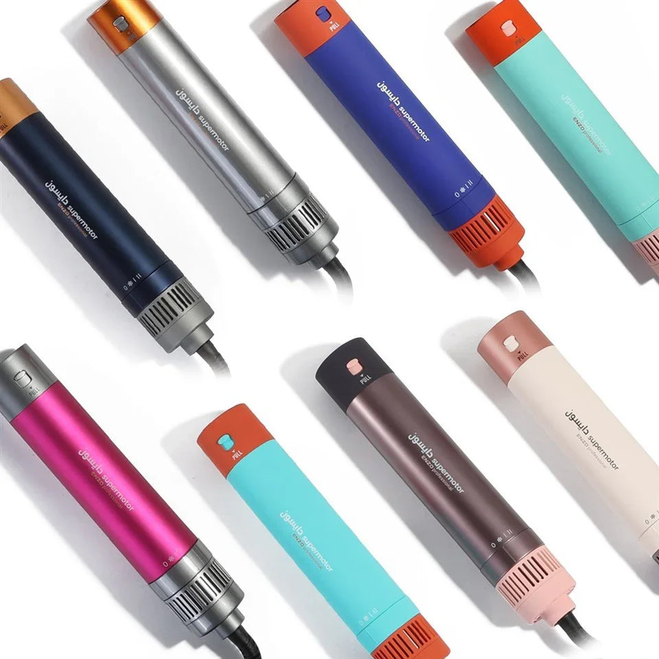 Kit Moldeador de Aire ENZO 6 en 1 Profesional Versátil para Ondas y Volumen