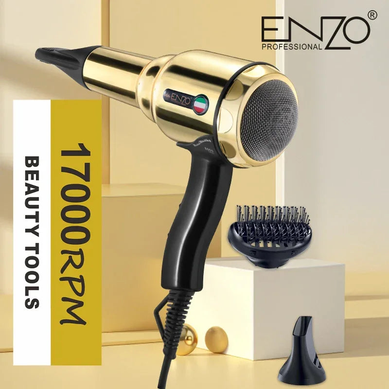 ENZO EN-2999 - Secador de Cabello Iónico 2400W Vista Trasera - Mall ZOFRI Iquique