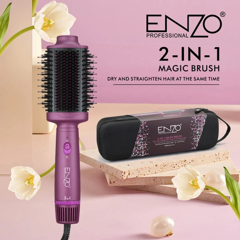 ENZO EN-4110 Cepillo Secador Vista Lateral - Mall ZOFRI Iquique