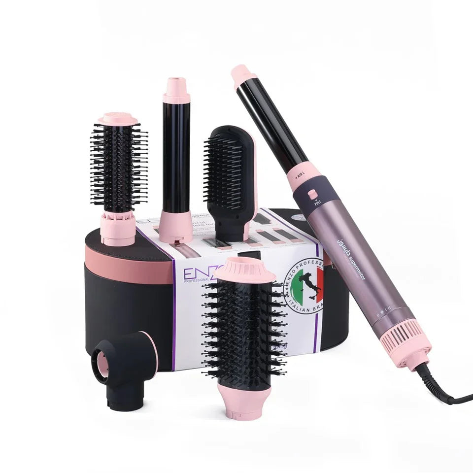 ENZO EN-4133 - Air Styler 6 en 1 Secador y Moldeador En Uso - Krishna Iquique ZOFRI