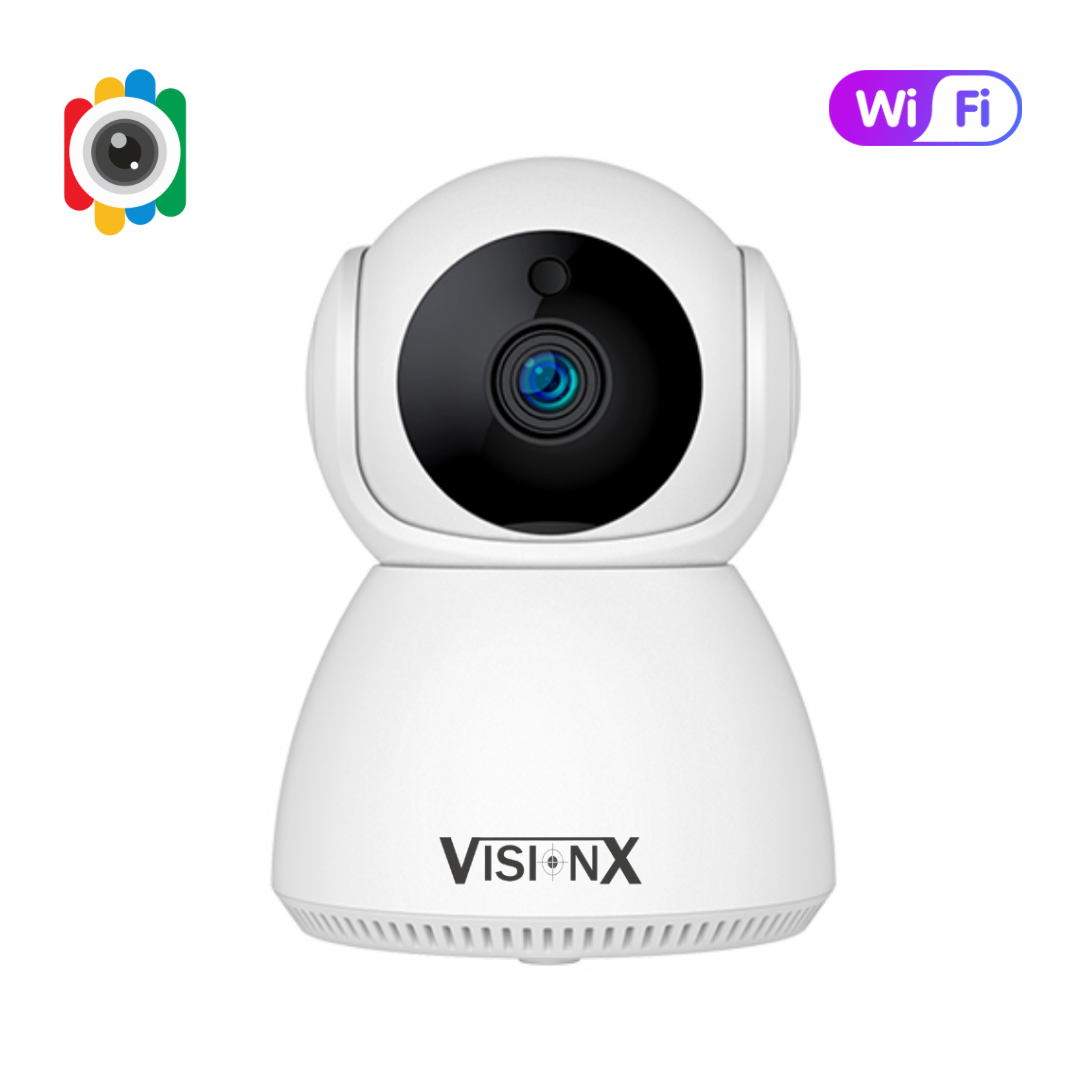 VisionX VX01 Interior 5MP Lite/ Gran Angular/ Nocturna Color/ Grabacion H265/ Seguimiento/ Sirena/ Audio