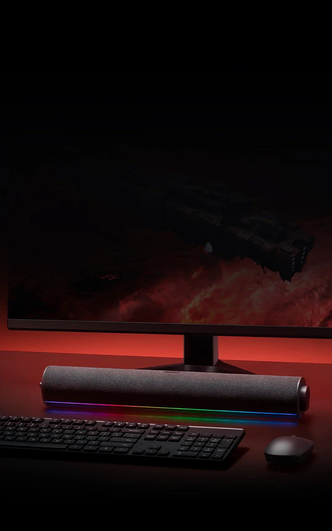 Altavoz Escritorio Xiaomi Estéreo Dual, RGB, Múltiples Modos, Sonido Envolvente