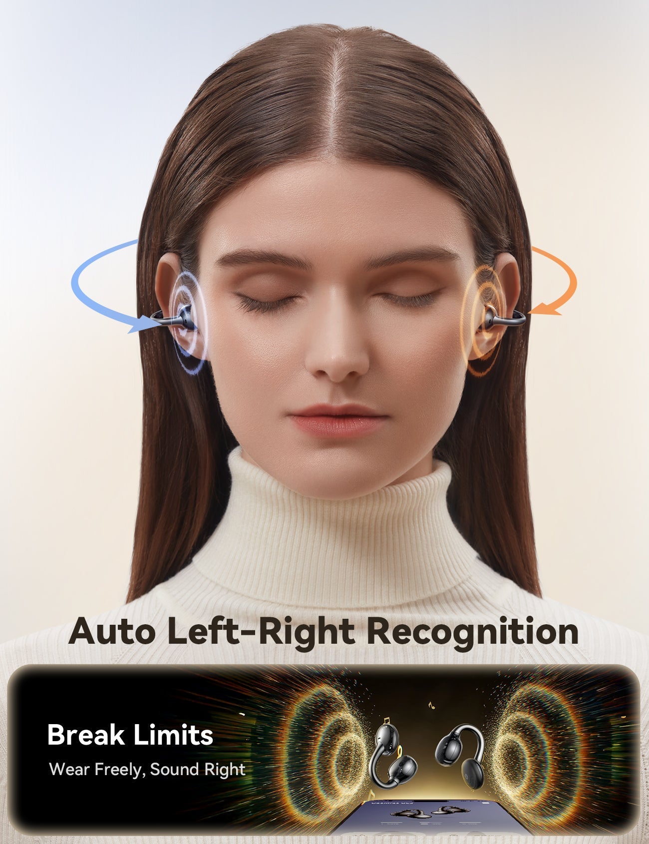 Joyroom JR-OE3 Audífonos Clip-On Inalámbricos de Alta Fidelidad