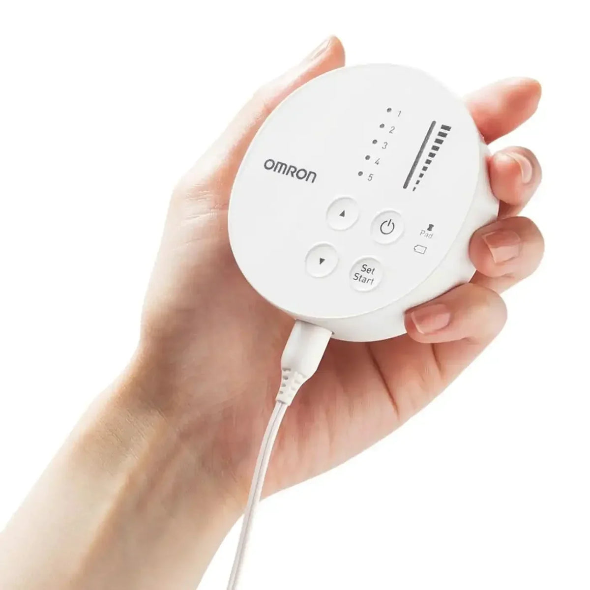 Omron HV-F013 Long Life Electroestimulador TENS 10 Niveles Electrodos 150 Usos Vista Trasera - Mall ZOFRI Iquique