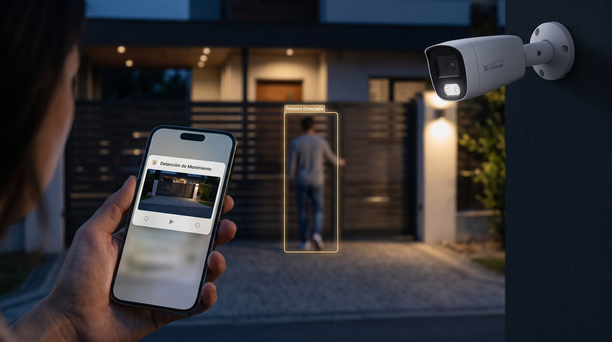 VisionX XTREME FCA detección de movimiento con alerta al celular