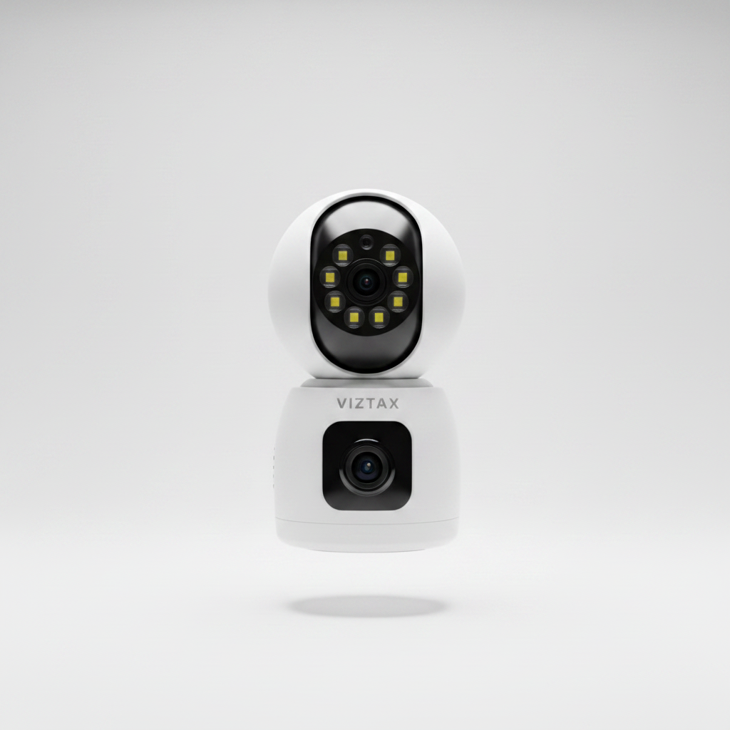 Viztax VZ-INT DL · Cámara WiFi Interior 5MP Dual Lente