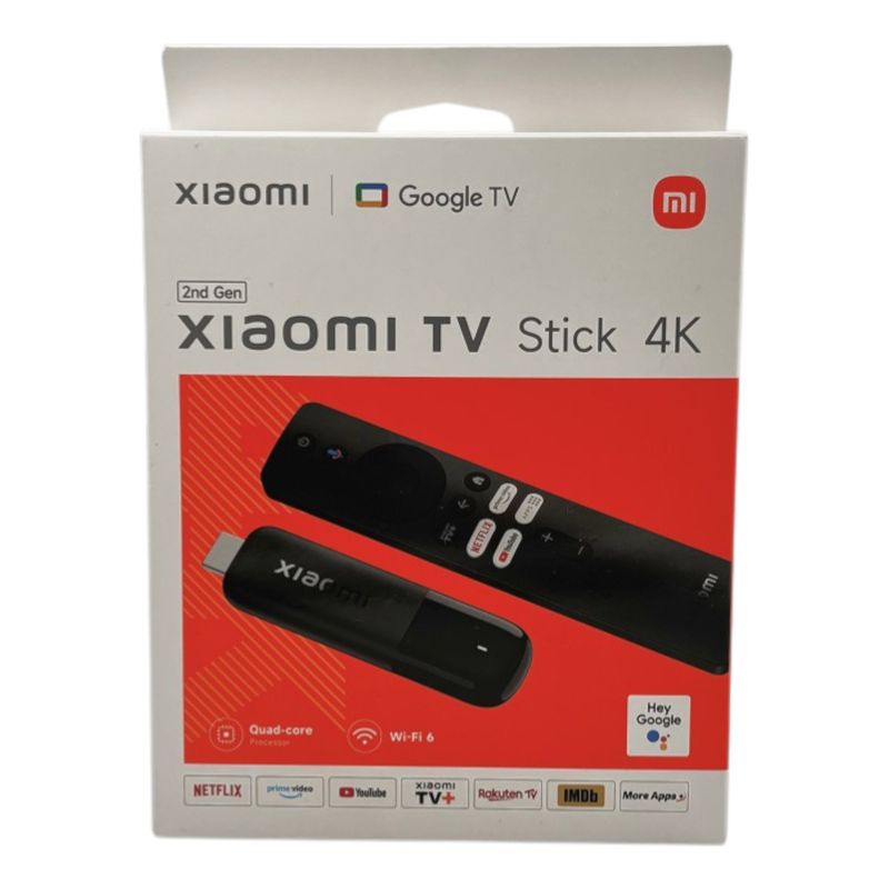 Xiaomi TV Stick 4K 2ª Generación: Streaming Ultra HD Android con WiFi 6