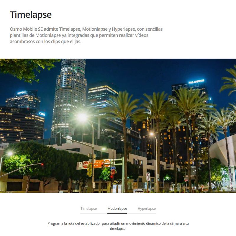 Estabilizador de Móvil DJI Osmo SE Plegable Magnético 3 Ejes Edición Rápida