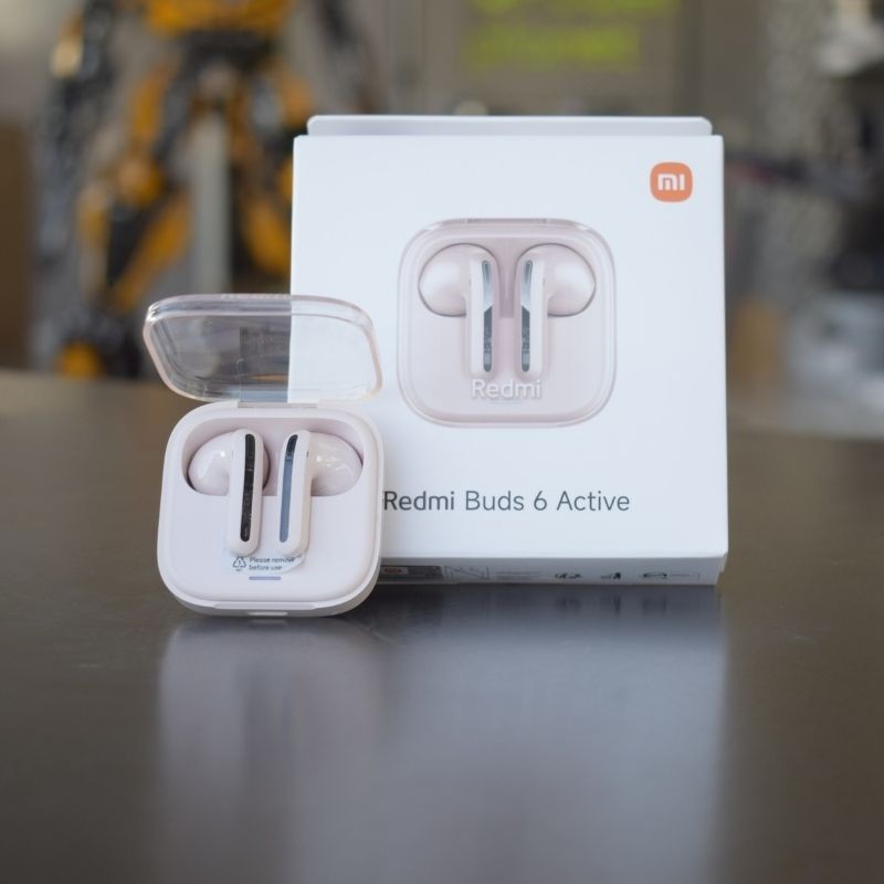 Xiaomi Redmi Buds 6 Active - Auriculares Inalámbricos Bluetooth Rosa Vista Completa - Krishna Iquique