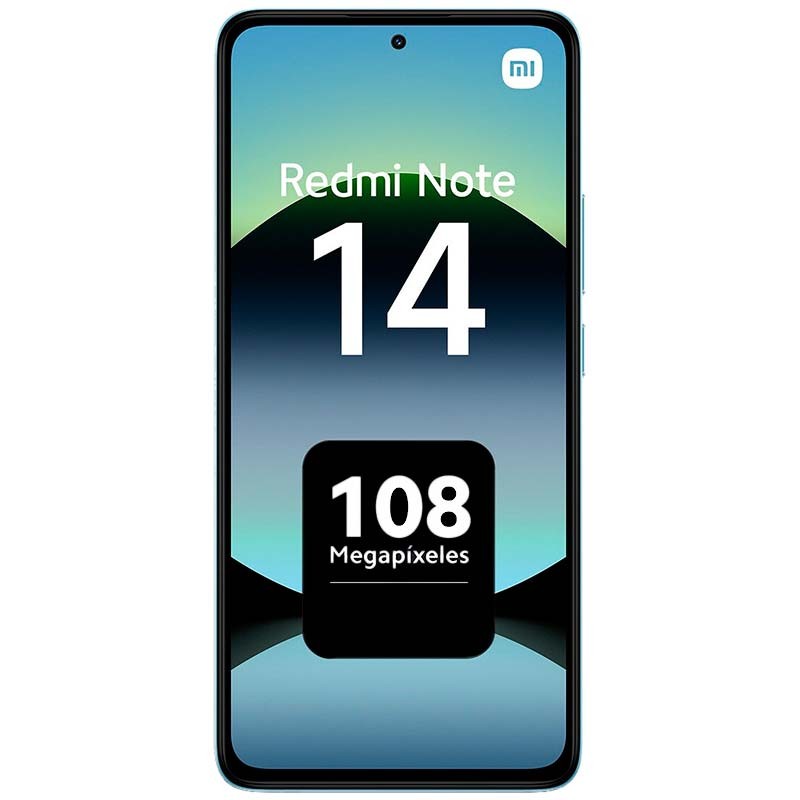 Smartphone Xiaomi Redmi Note 14 4G Azul 6GB/128GB: Cámara 108MP, Pantalla 120Hz