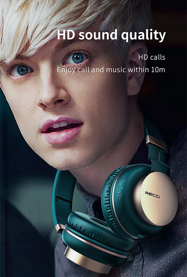 Recci W13 Headphones Bluetooth Audifonos