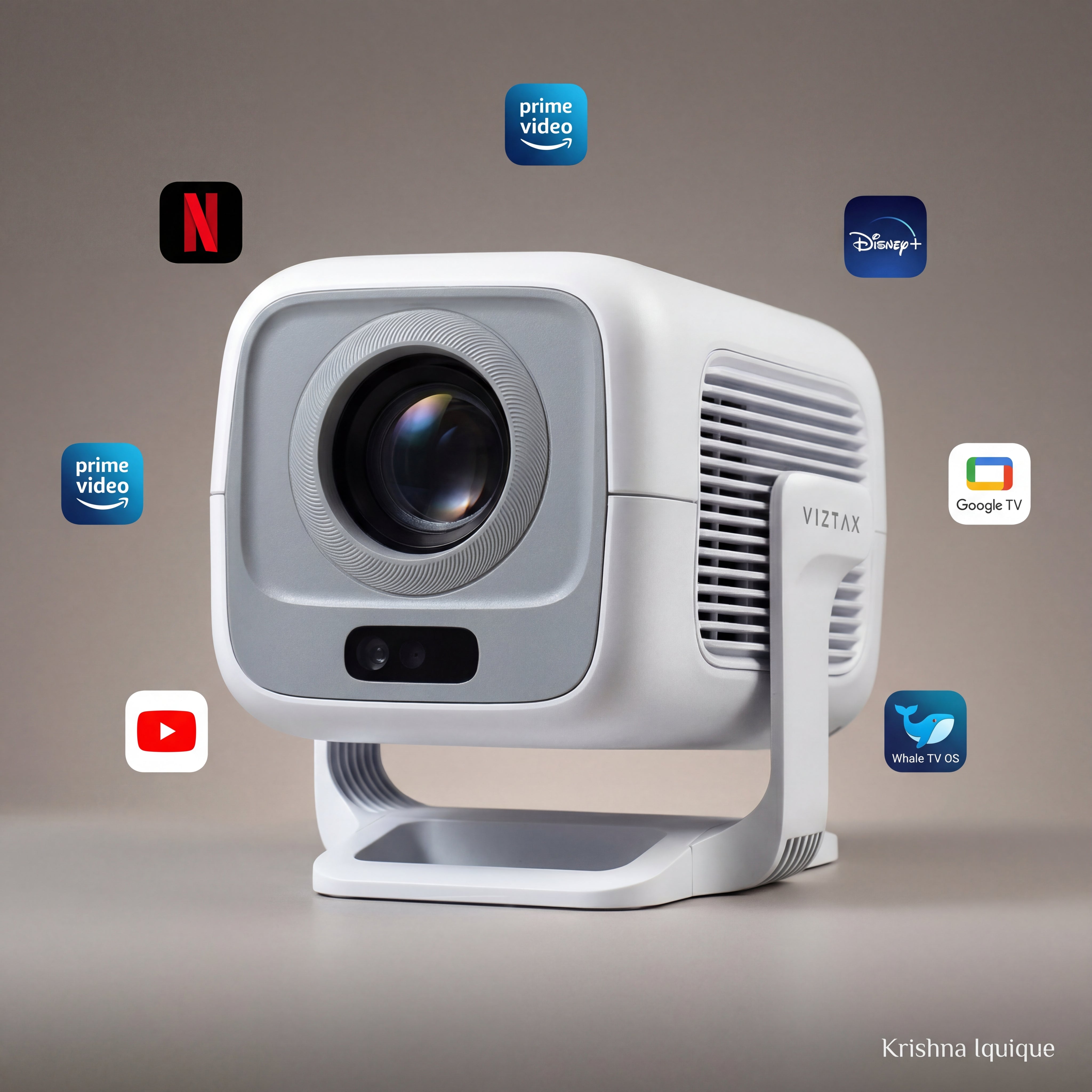 VIZTAX CORECAST™ | Proyector Inteligente Premium 400 ANSI | WiFi Bluetooth Netflix