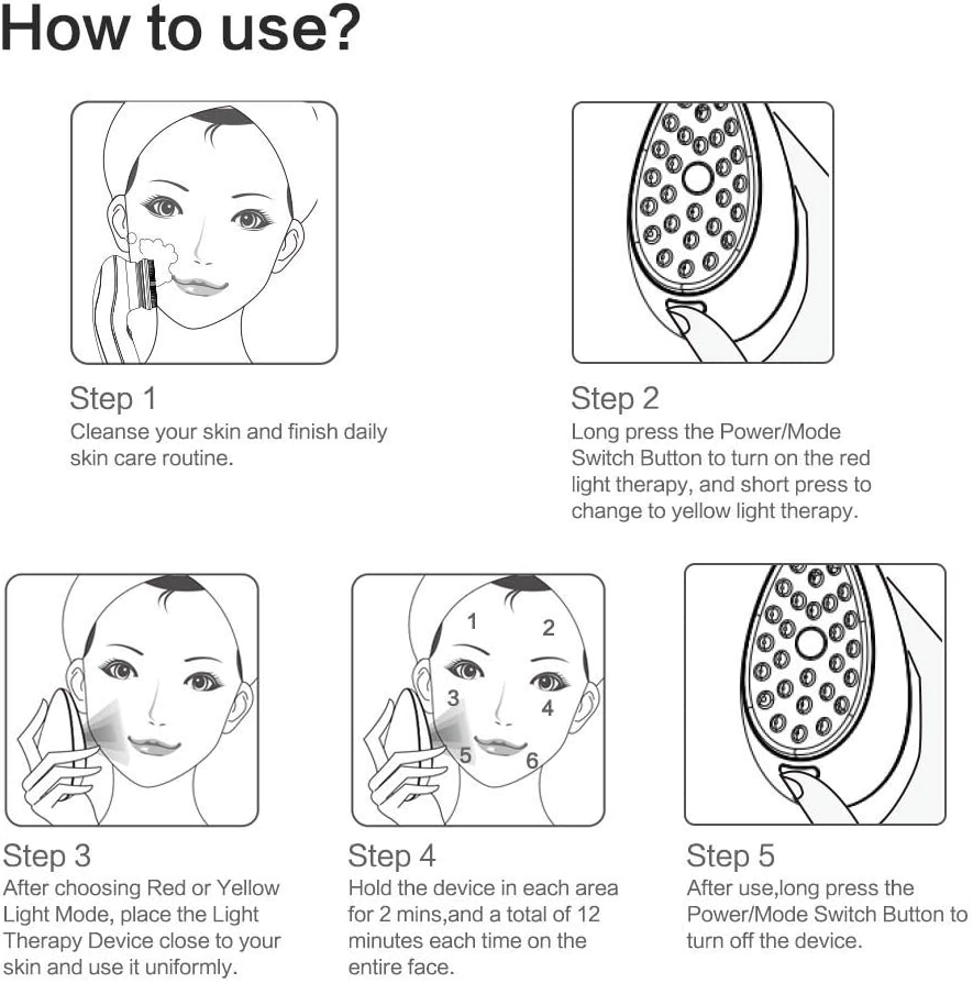 Dispositivo LED 2 en 1 TOUCHBeauty para Acné y Manchas