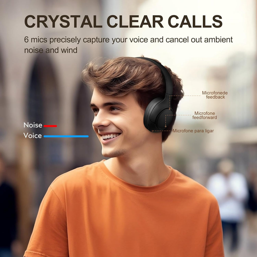 Auriculares QCY H3 ANC Over-Ear Bluetooth con Cancelación de Ruido