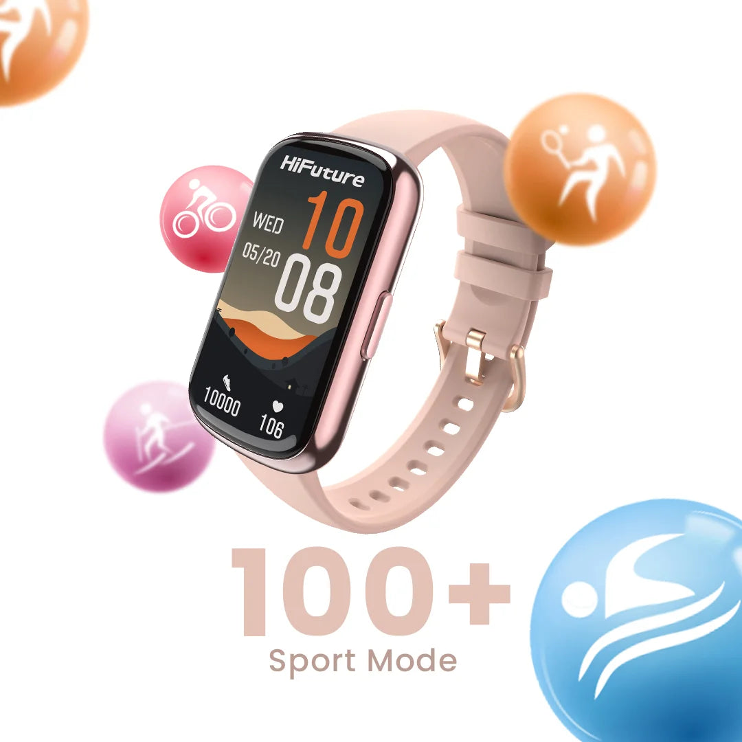 EVO2 Smart Watch - Stylish Waterproof Fitness Tracker with Heart Rate Monitor