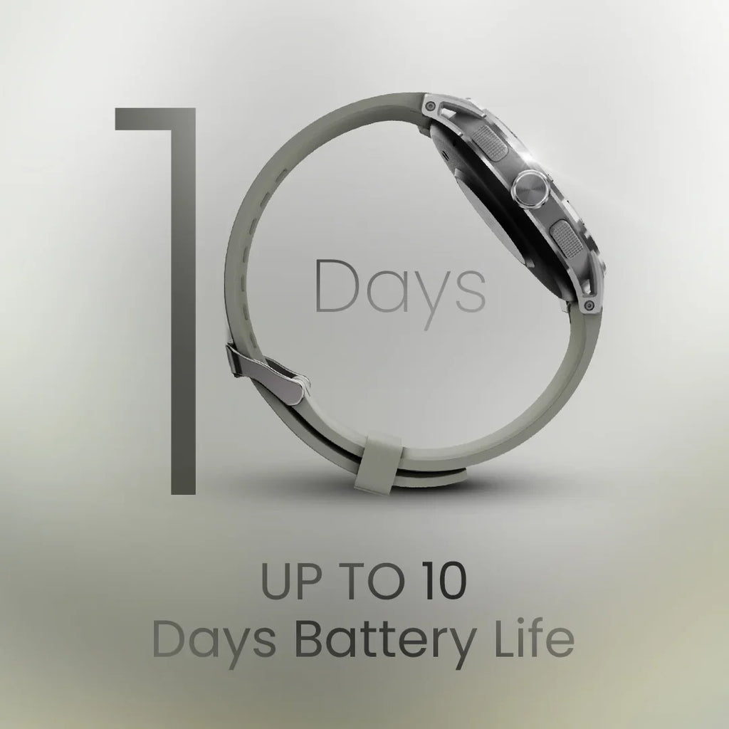 Reloj Inteligente Flex2 - Blanco y Negro, Resistente al Agua, Batería Larga, Conectividad Bluetooth