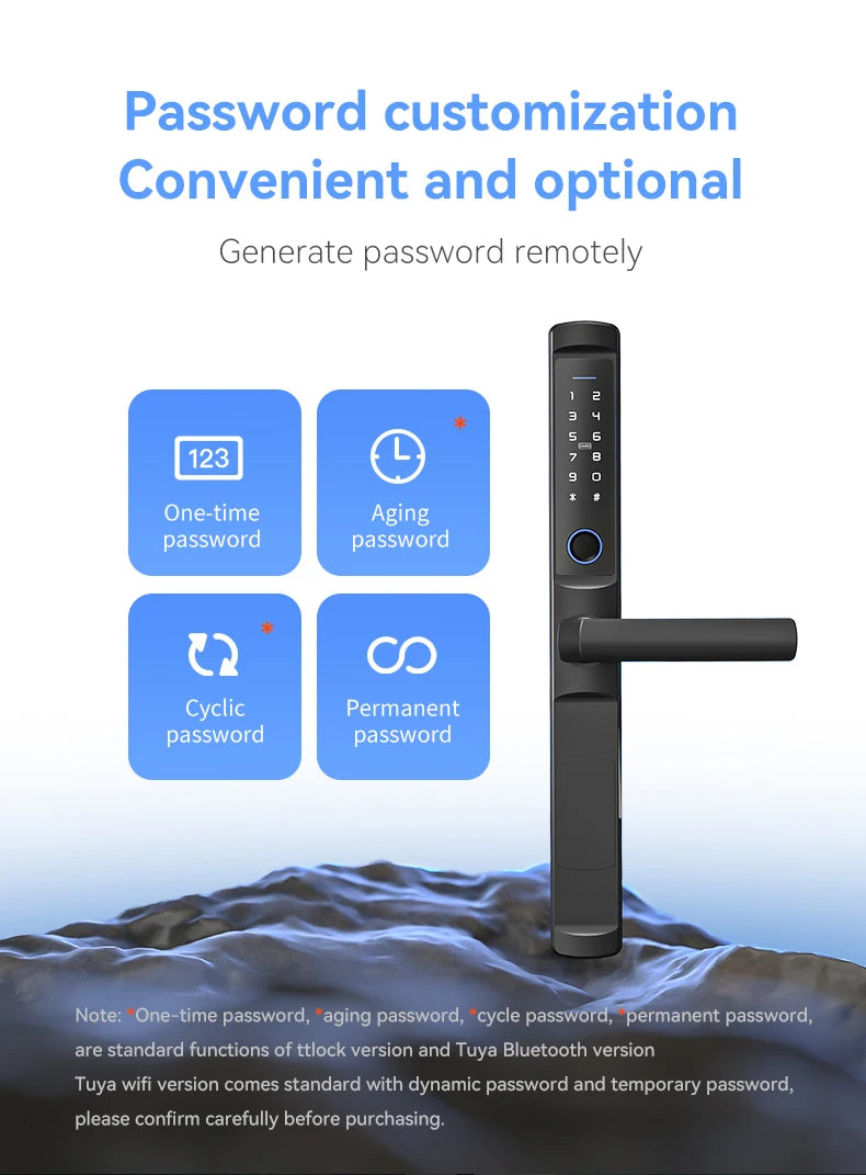 Cerradura Inteligente WiFi a prueba de agua con huella PST-F2-TY