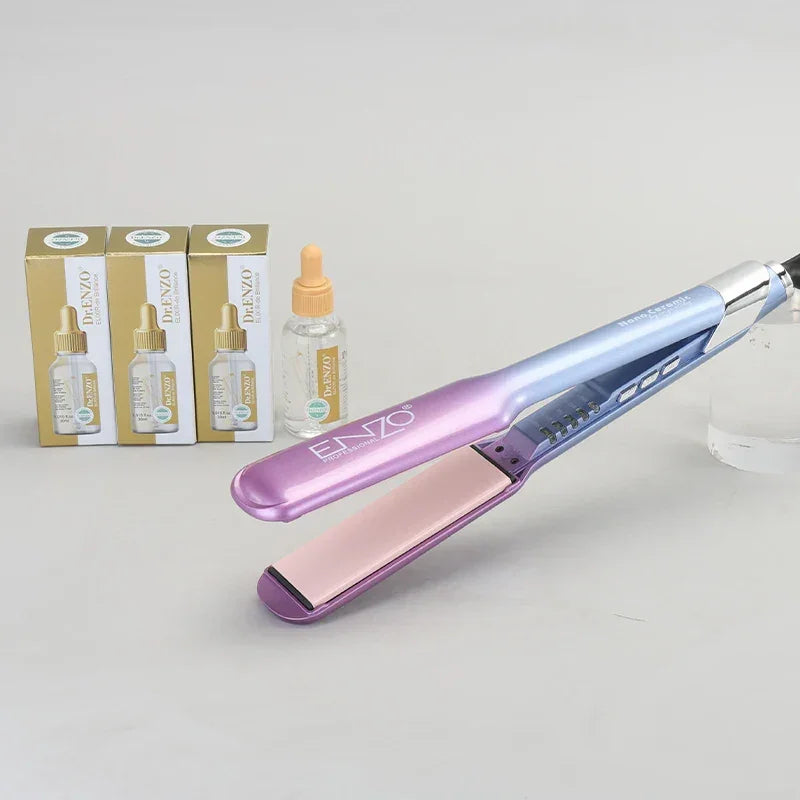 Plancha de Pelo ENZO Profesional con Pantalla LCD Grande y Recubrimiento Cerámico