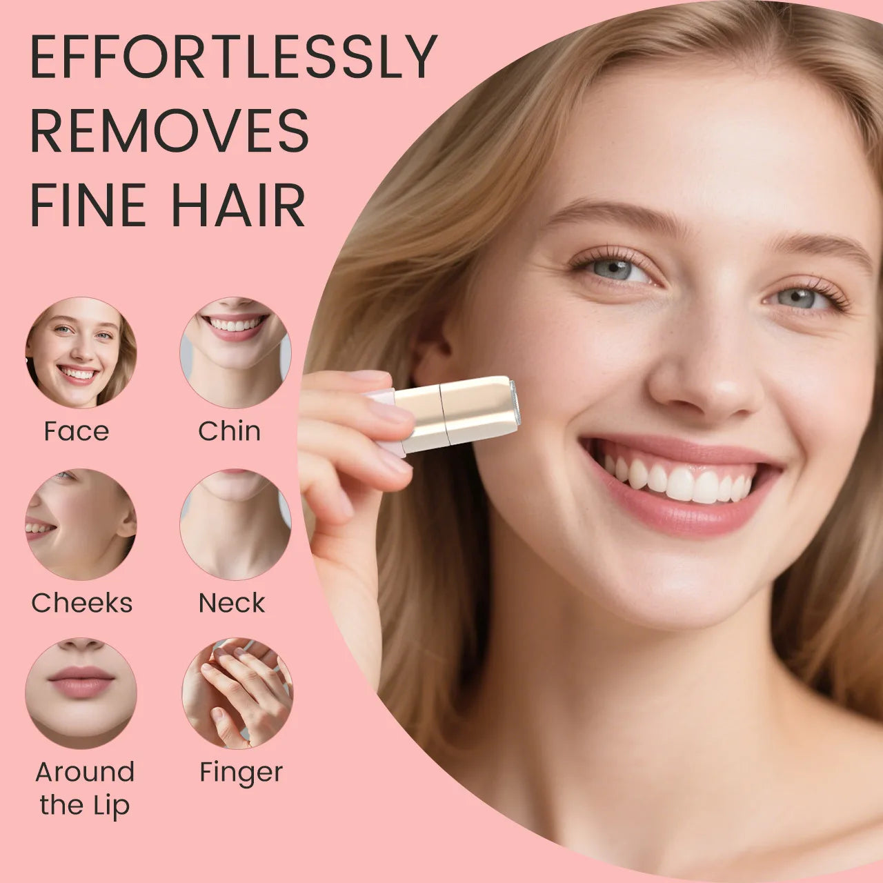 Afeitadora Eléctrica Mini Compacta Hatteker HT-587 2 en 1