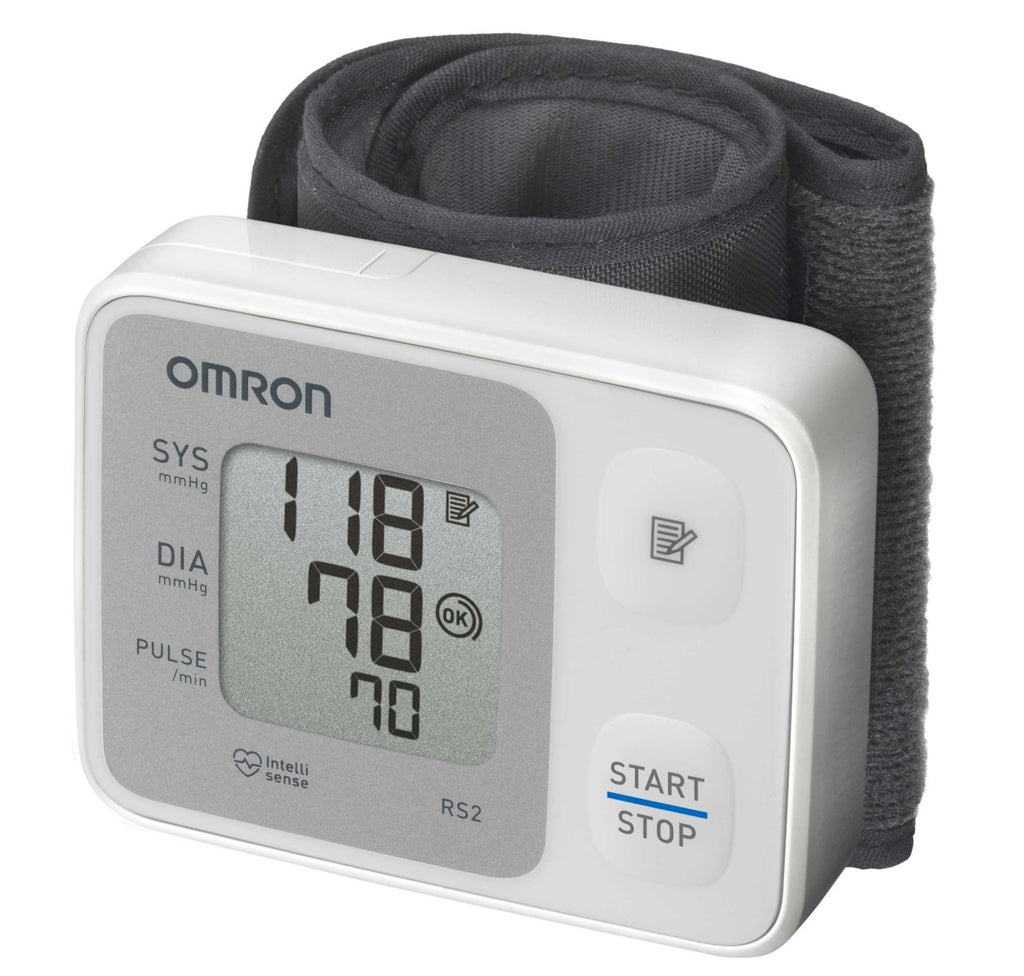 Omron RS2 Tensiómetro de muñeca HEM-6161E con tecnología Intellisense