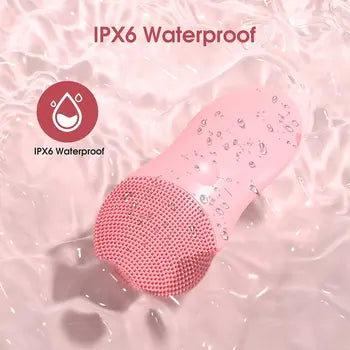 Cepillo de Limpieza Facial de Silicone Recargable Impermeable