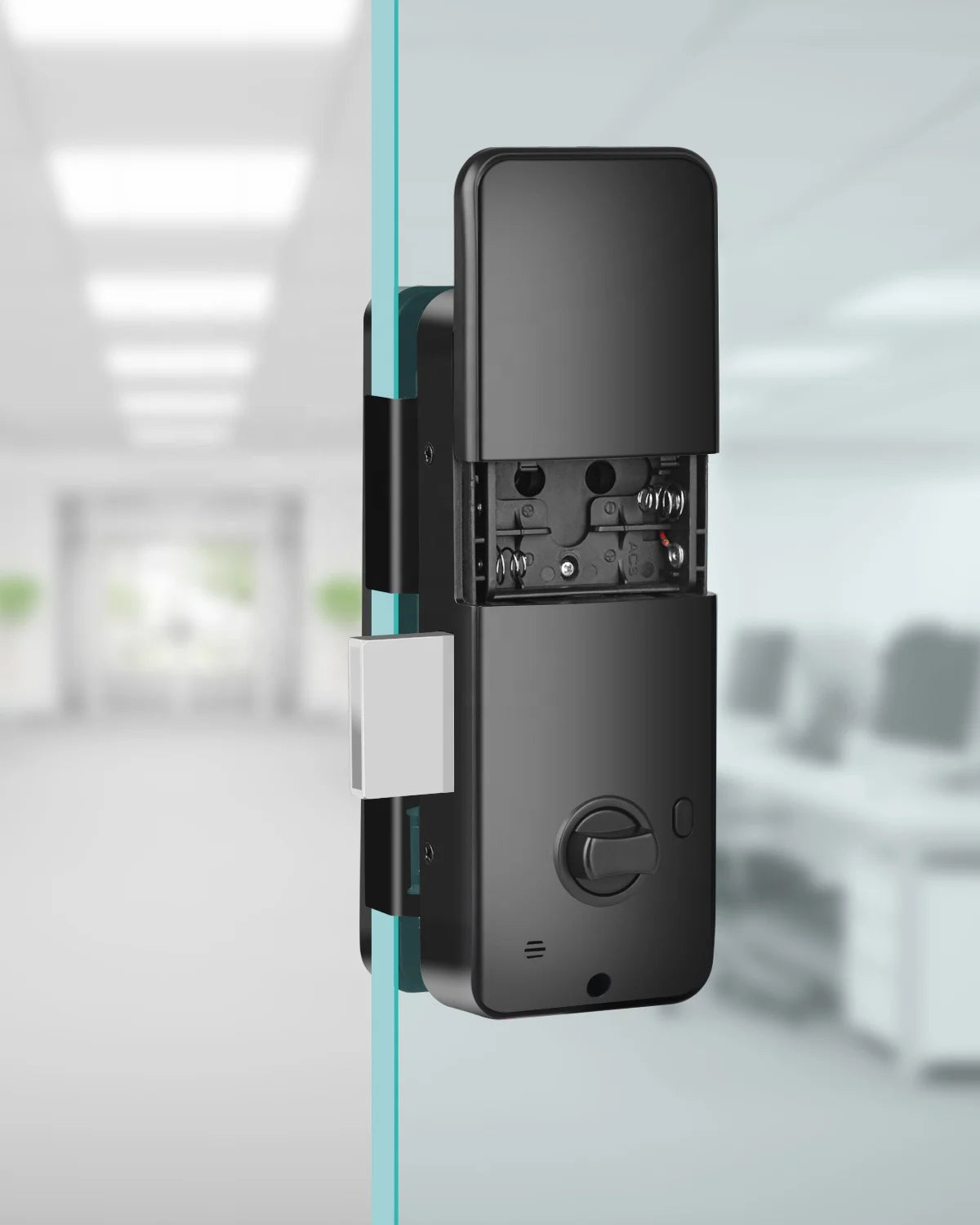 Cerradura inteligente de vidrio Tuya BT PST-008-F con huella