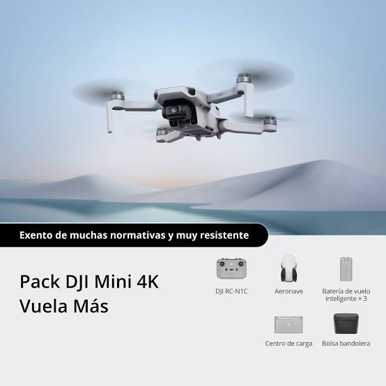 DJI Mini 4K Fly More Combo: Potencia aérea lista para cualquier terreno
