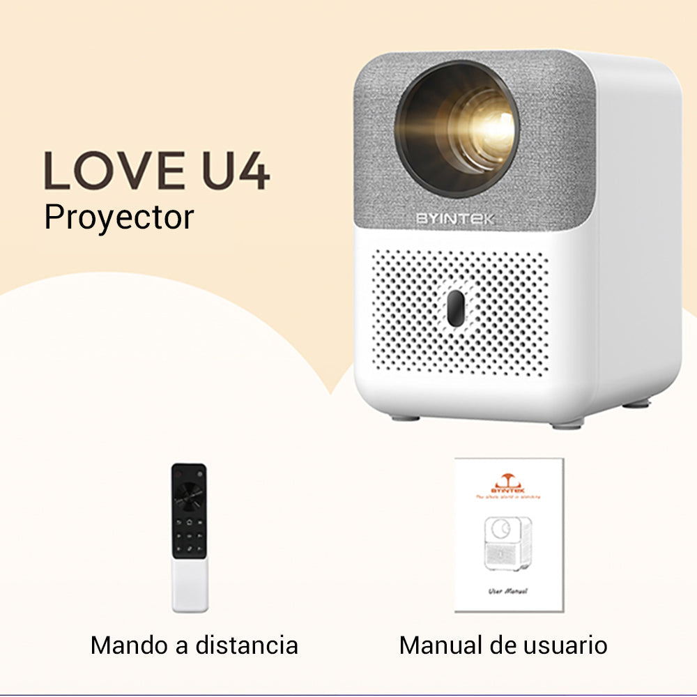 Proyector Smart HD Byintek Love U4