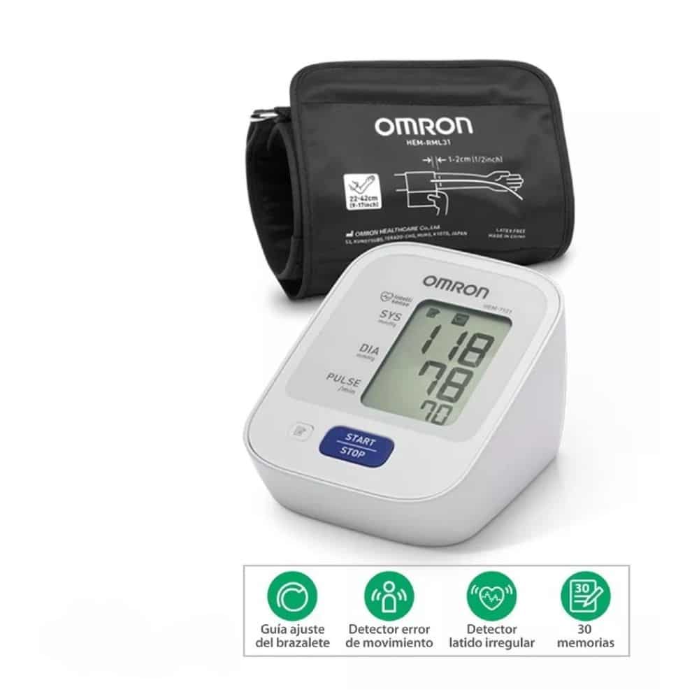 Monitor de presión arterial OMRON HEM-7121J de brazo