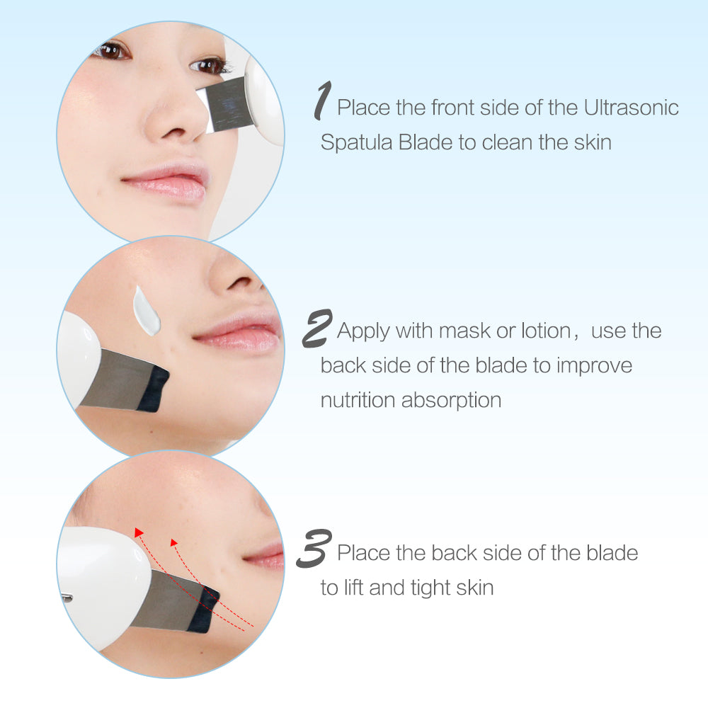 Dispositivo de Exfoliación Ultrasónica TouchBeauty TB-1887 con Vibración de 35kHz