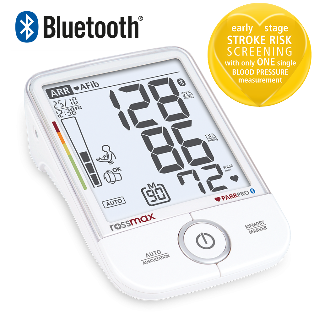 X9 BT - “PARR PRO” Professional Bluetooth Blood Pressure Monitor