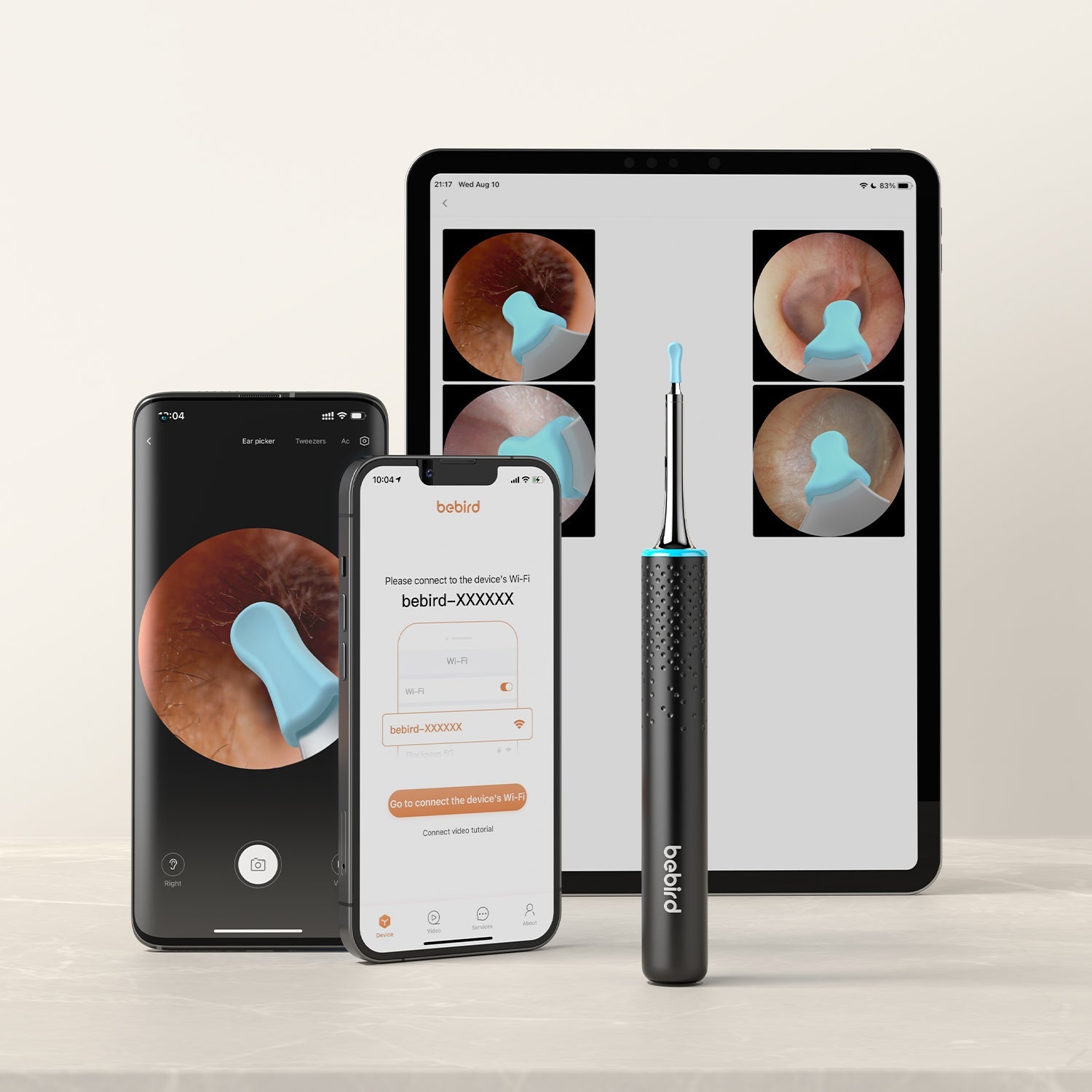 BeBird M9S - Otoscopio Inteligente WiFi 1080P Vista Trasera - Mall ZOFRI Iquique