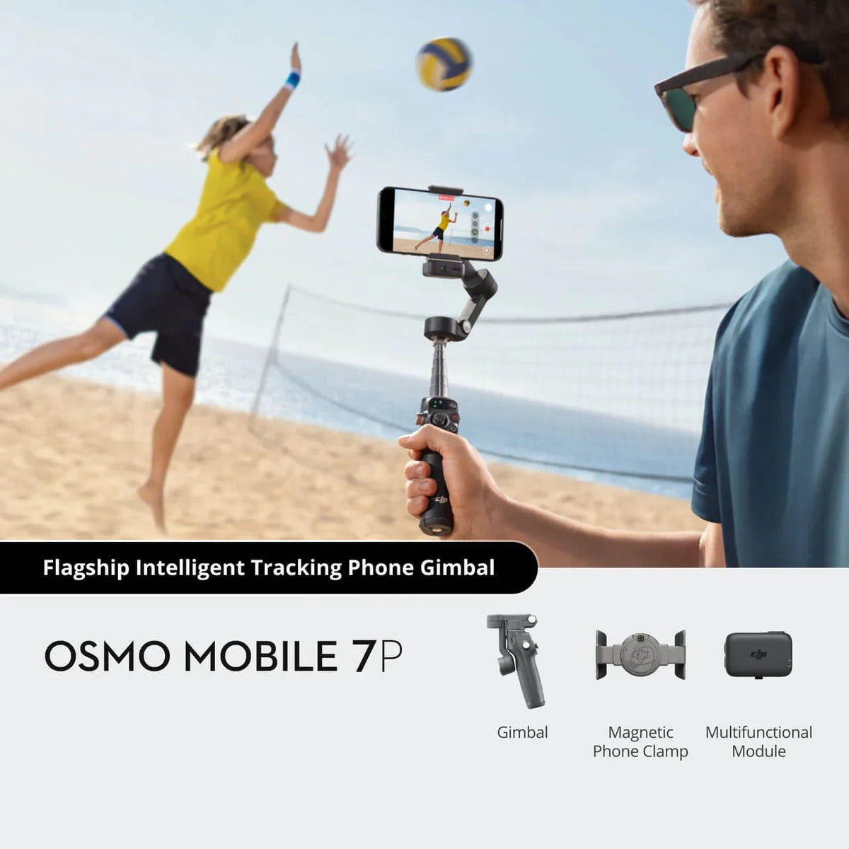 DJI Osmo Mobile 7P Gimbal para Smartphone Vista Trasera - Mall ZOFRI Iquique